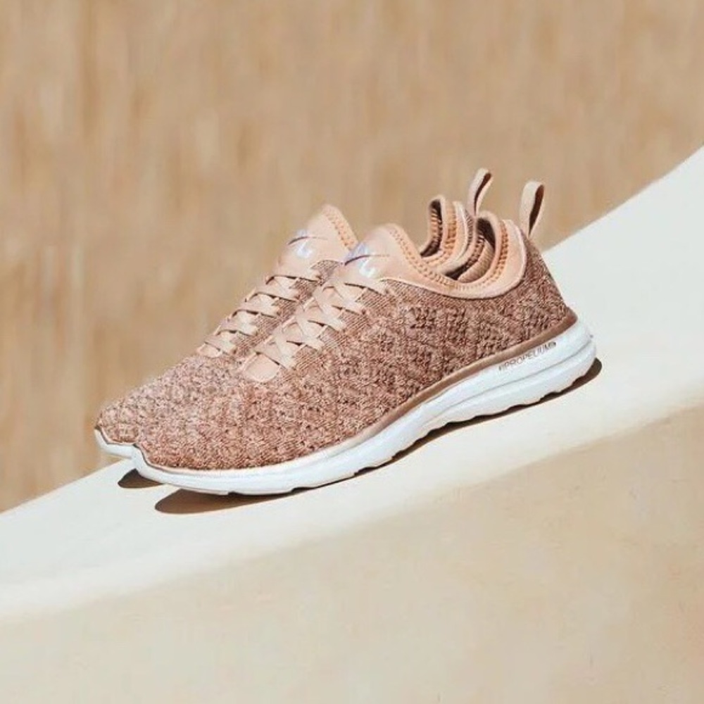 APL | Rose Gold Phantom Techloom Sneakers